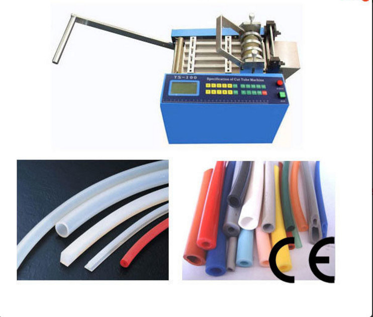 Automatic rubber silicone tube cutting machine