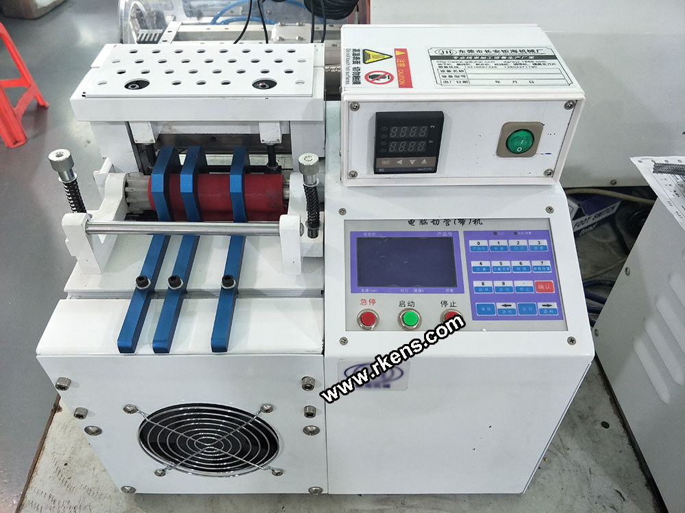 Automatic Hot Knife Cutting Expandable Braid Sleeve Machine, Braid