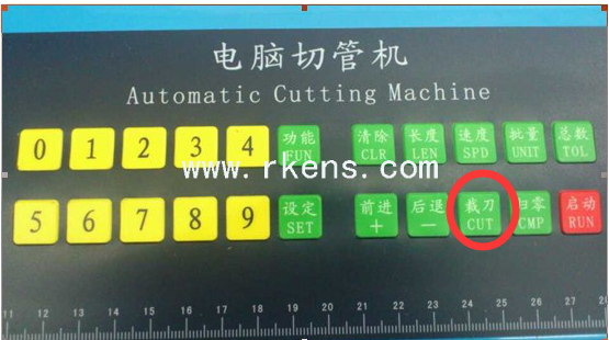 High accuracy shrink tubing cutting machine YS-100