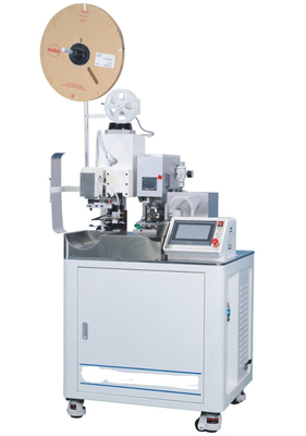 China RS-02DC Fully Automatic Single End Wear Waterproof Bolt And Terminal Crimping Machine supplier