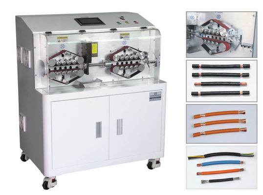 China 150sqmm and 240sqmm Big Cable Cutting And Stripping Machine supplier