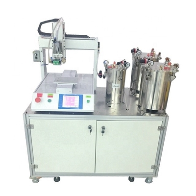 China Automatic Two Parts Liquid Glue Dispensing Potting Filling Machine With Mixing Ratio supplier