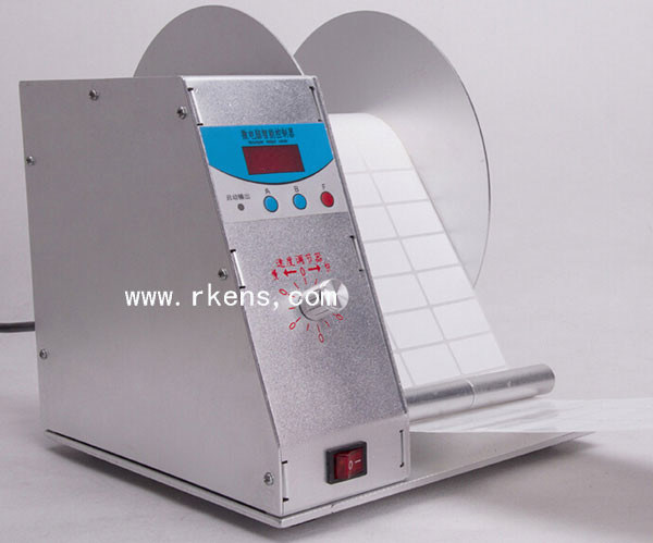 barcode label rewinder