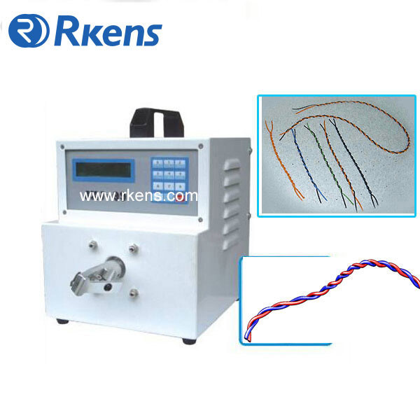 Wire twisting machine, twist wires together machine