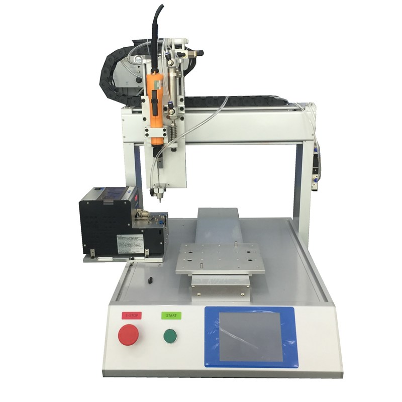 Standing Screwdriver Machine RS-L401E Automatic Screw Driving Machine With Screw Feeder Max ...