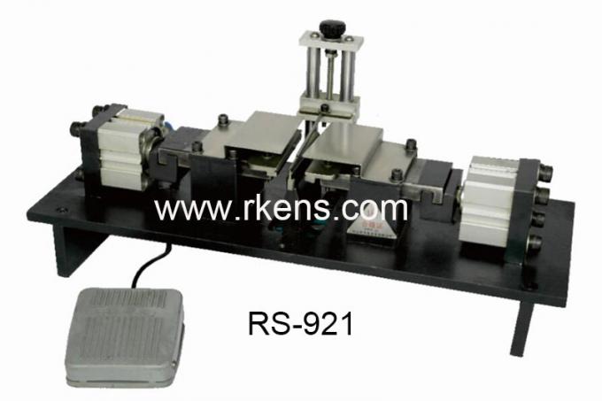 Pneumatic double-knife radial lead forming machine